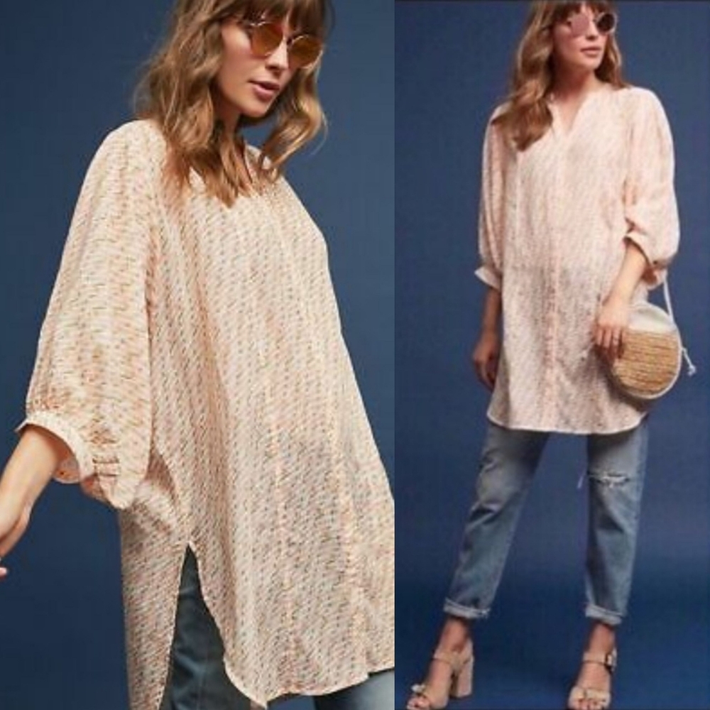 Anthropologie Oversized Lena Maeve Top
